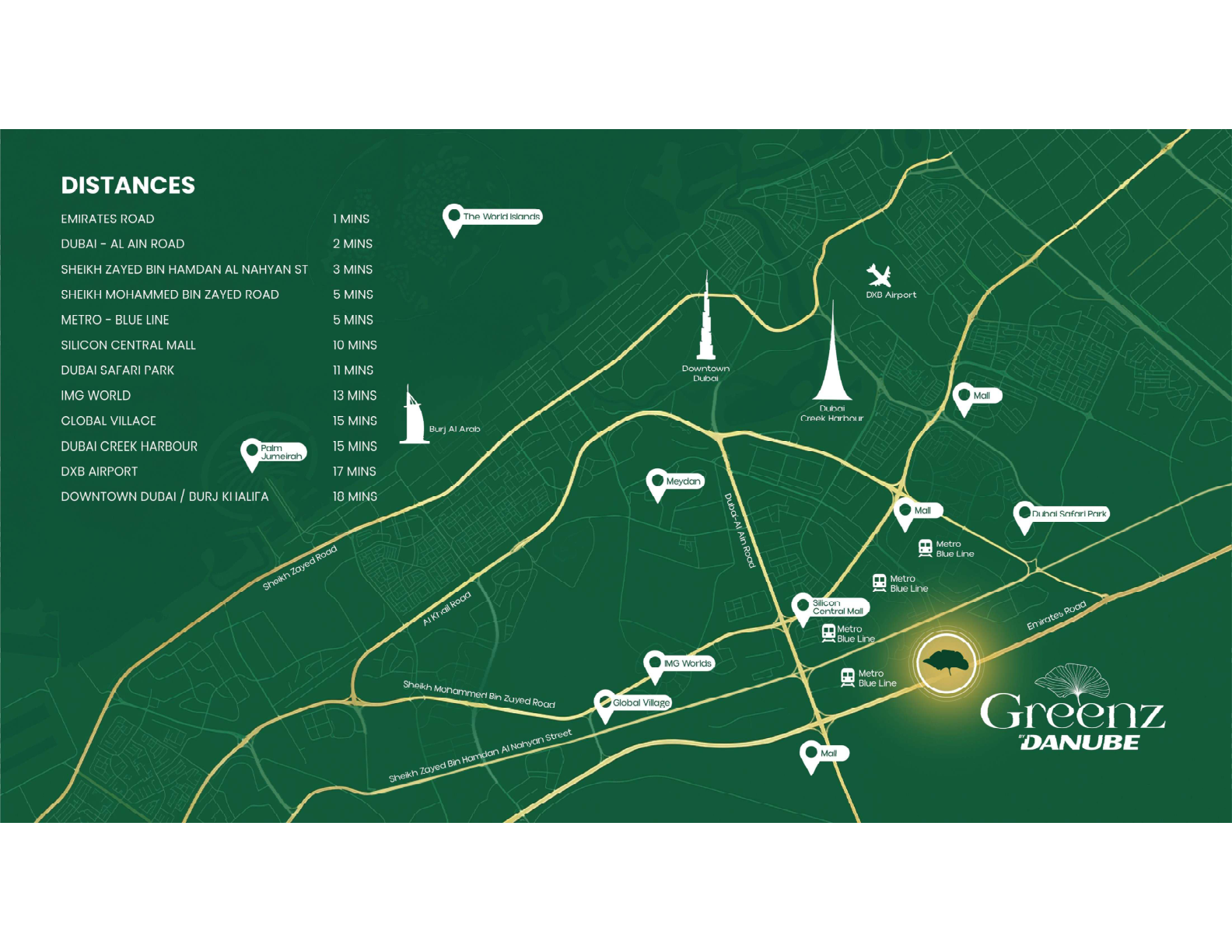 Greenz by Danube location map